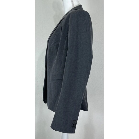 The Limited Black Collection Dark Gray Collared Blazer/Jacket Size 14 - Picture 6 of 12